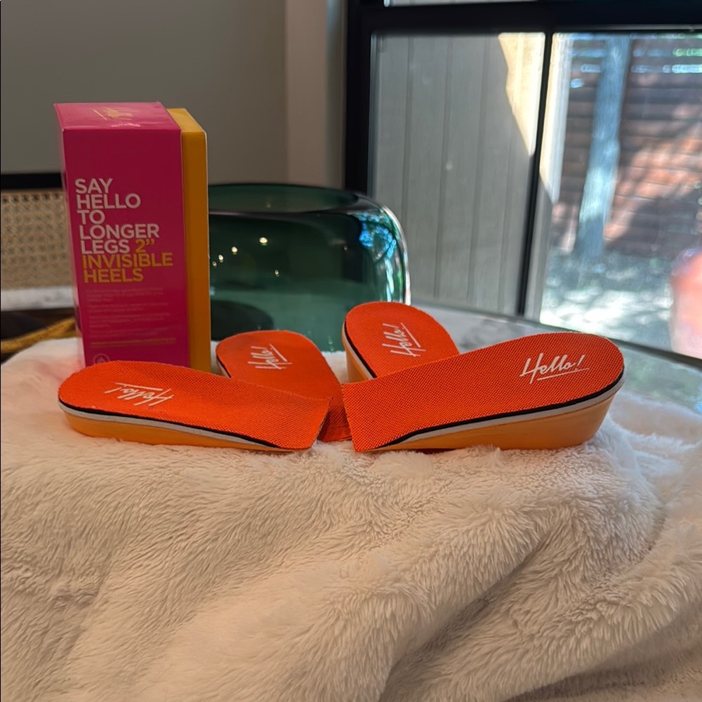 Invisible Heel Inserts 1 and 2 inch pairs